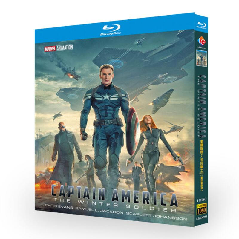 映画日本語字幕「キャプテン・アメリカ-ウィンター・ソルジャー-movienex-」ブルーレイ1枚組blu-ray-box高画質海外盤正規品-華流グッズストア