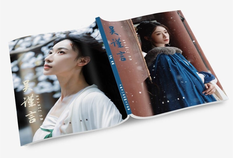 俳優『ウー・ジンイェン(??言)』写真集1冊 A4ポスター4枚 しおり4枚 LOMOカード10枚