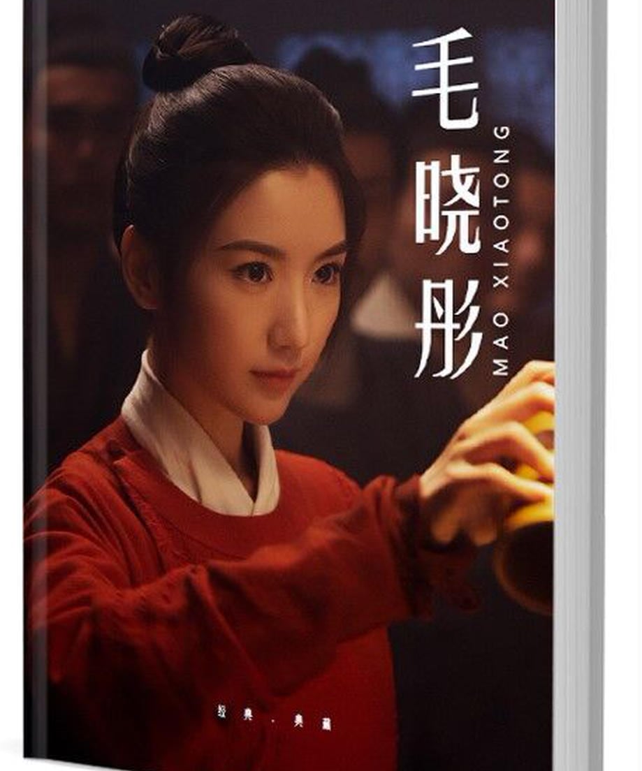 中国俳優 マオシャオトン(毛暁?) 写真集1冊 A4ポスター4枚 しおり4枚 LOMOカード10枚