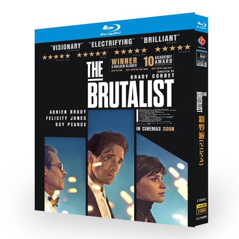 映画「ブルータリスト」ブルーレイ1枚組blu-ray-box高画質海外盤正規品-華流グッズストア