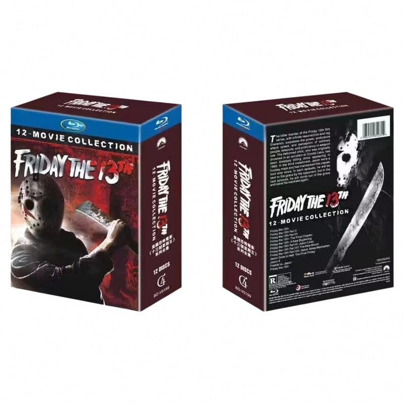「13日の金曜日」(Friday the 13th)シリーズ作品集 名作映画コレクション12作品集 ブルーレイディスク 全26枚セット 海外盤-華流グッズストア
