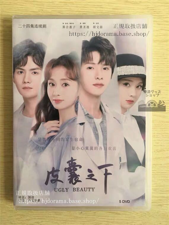 中国ドラマ 「皮嚢之下」DVD-BOX 鄭合惠子 黄聖池 ホァンシェンチー Ugly Beauty 全話 中国盤 未使用