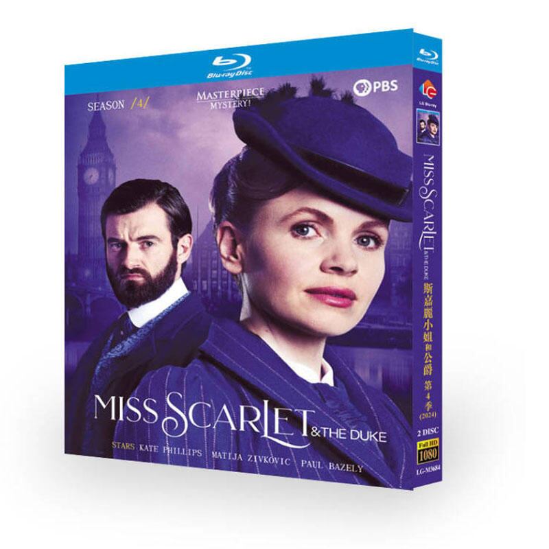 ドラマ「探偵ミス・スカーレット」シリーズ4ブルーレイ2枚組blu-ray-box高画質海外盤正規品-華流グッズストア