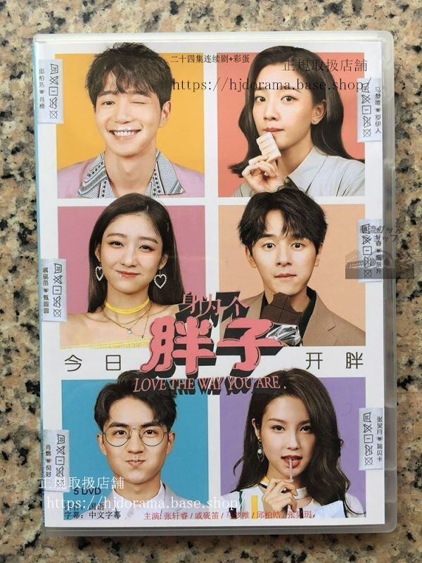 中国ドラマ「身為一個胖子」デブとして DVD-BOX 張軒睿 戚硯笛love the way you are こぼれ話付き 全話 中国盤