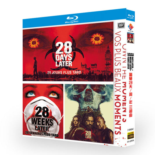 映画「28日後…/28週後…/28年後…」ブルーレイBOX3 枚組-華流グッズストア