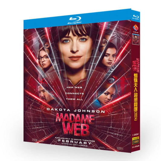 映画日本語字幕「マダム・ウェブ」ブルーレイ1枚組[Blu-ray-BOX]高画質海外盤正規品-華流グッズストア