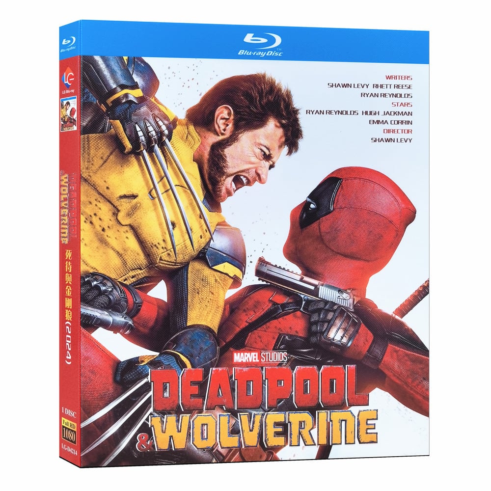 映画日本語字幕「デッドプール＆ウルヴァリン」ブルーレイ1枚組[Blu-ray-BOX]高画質海外盤正規品-華流グッズストア