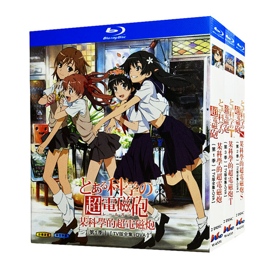 アニメ「とある科学の超電磁砲シリーズ2「TV全話 + OVA」」ブルーレイBOX2枚組-華流グッズストア