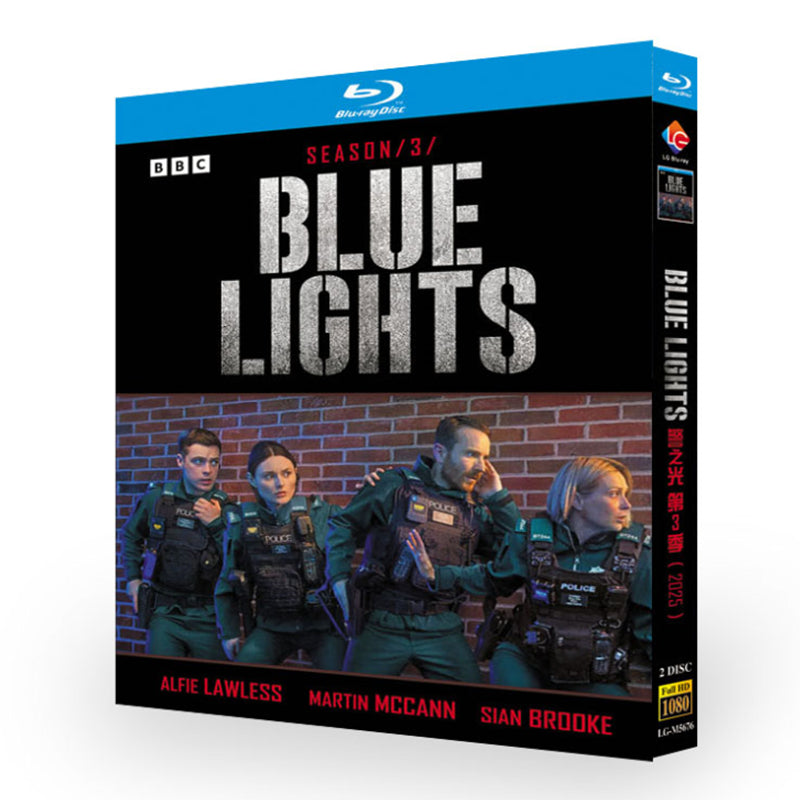 海外ドラマ「 Blue Lights Season 3 (2025)」ブルーレイBOX2 枚組 マーティン・マッケイン/シャーン・ブルック-華流グッズストア