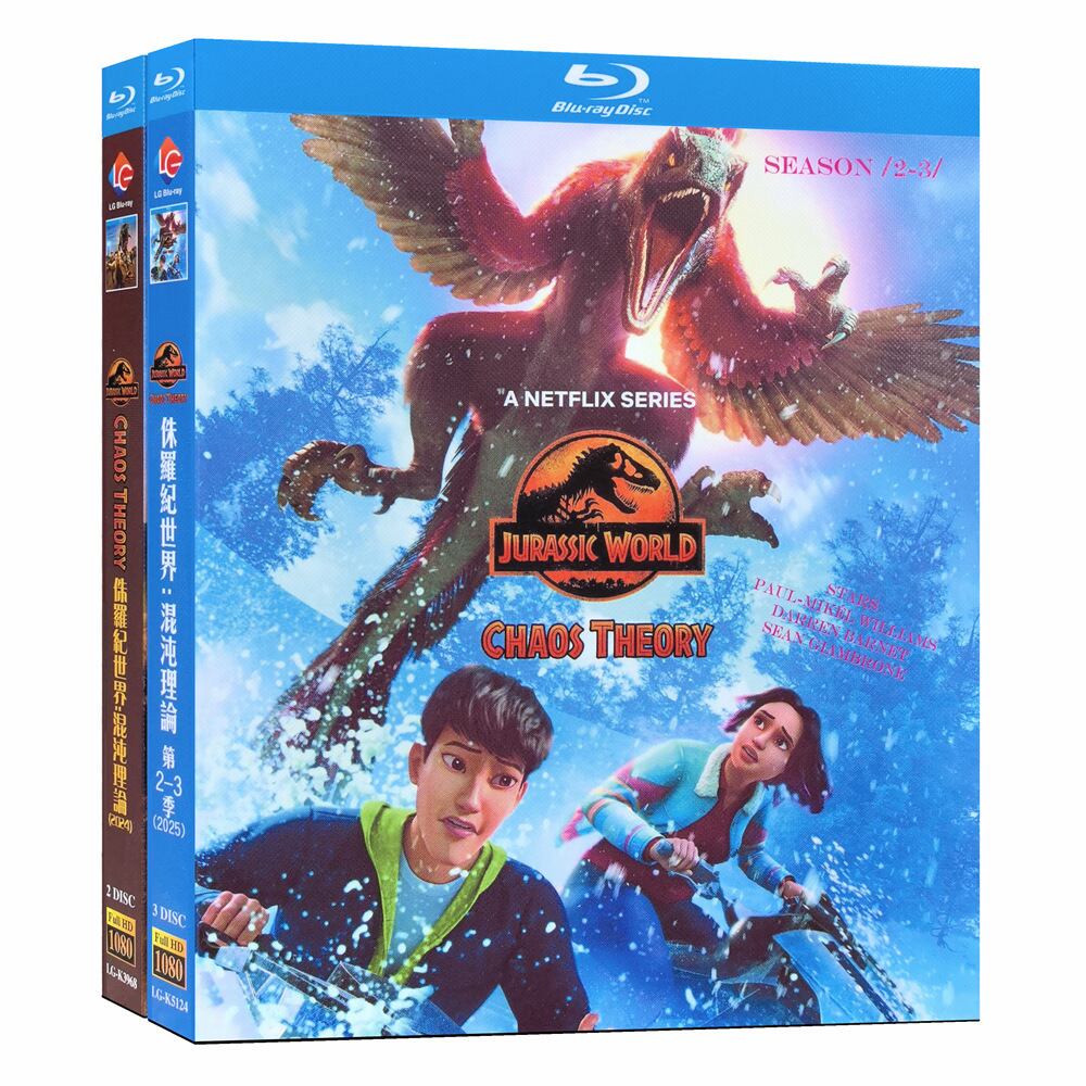 アニメ日本語字幕「 ジュラシック･ワールド/サバイバル・ミッションシリーズ2-3/Jurassic World: Chaos Theory Season 2-3 (2025)」ブルーレイ3枚組[Blu-ray-BOX]-華流グッズストア