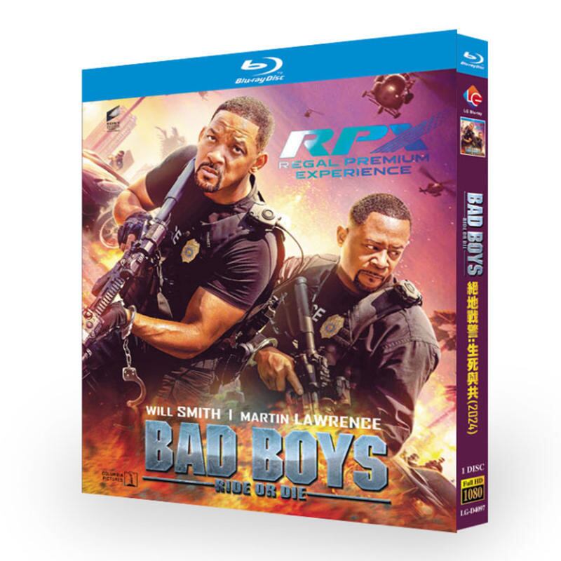 「バッドボーイズ RIDE OR DIE」 ブルーレイ1枚組[Blu-ray-BOX]高画質海外盤正規品-華流グッズストア