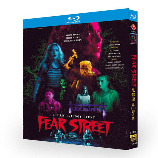 映画日本語字幕「 フィアー・ストリートシリーズ1-3/ Fear Street (2021)」ブルーレイ3枚組[Blu-ray-BOX]-華流グッズストア