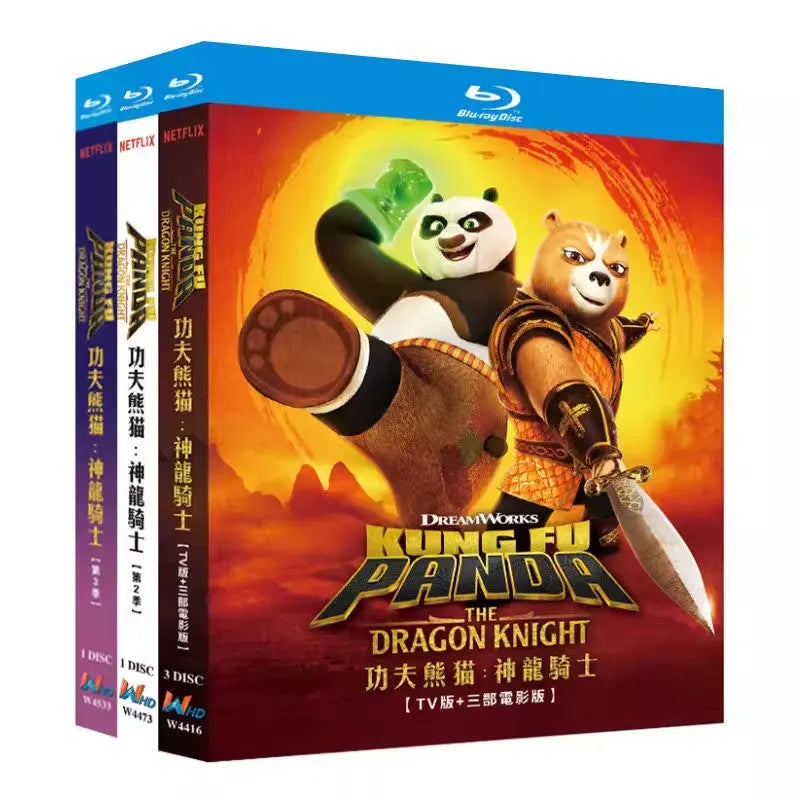 アニメ「カンフー・パンダ: 龍の戦士たち シーズン1+2+3 完全版」 日本語字幕ブルーレイ[Blu-ray-BOX] 5-DISC