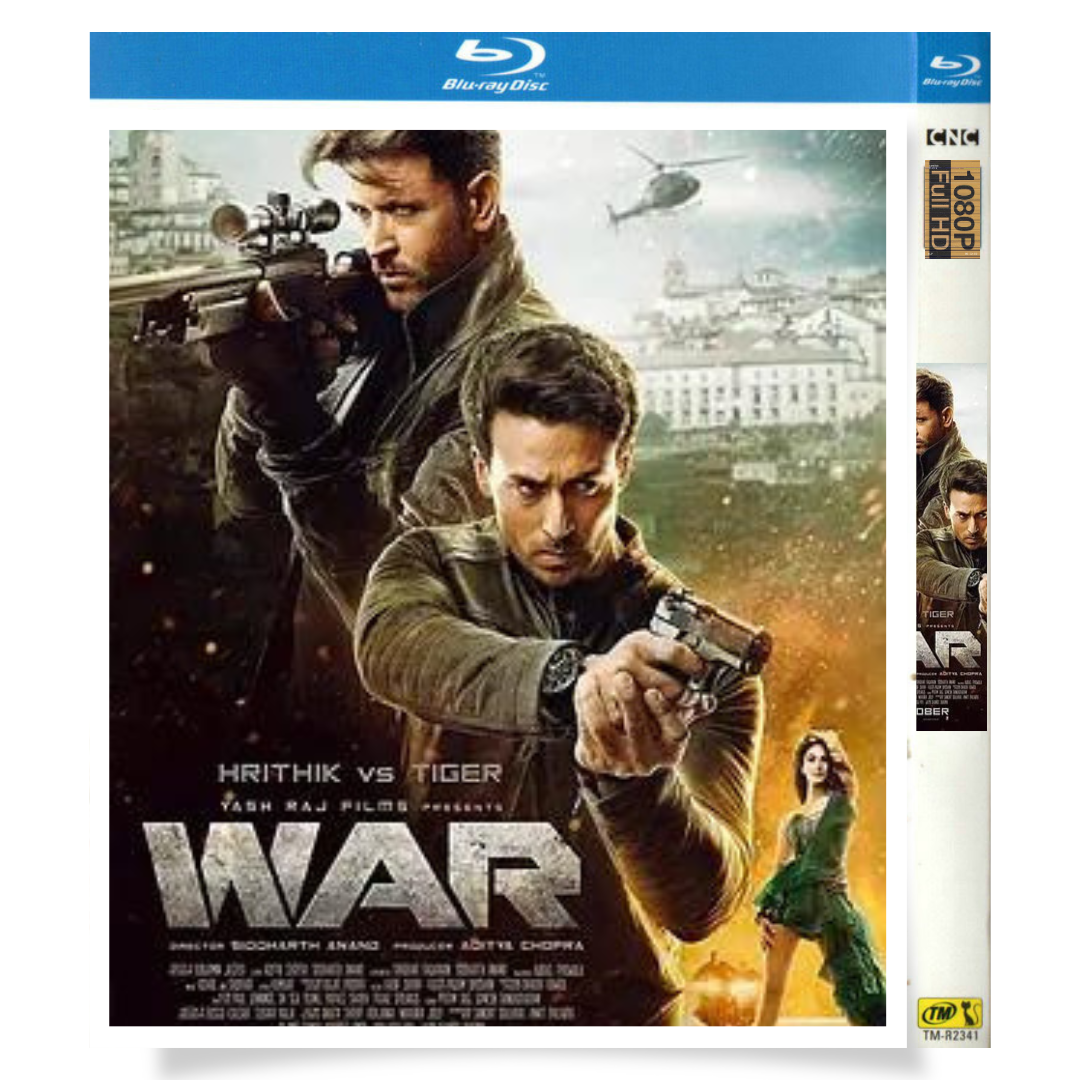 「WAR ウォー!!」 ブルーレイ[Blu-ray-BOX] 1-DISC リティク・ローシャン タイガー・シュロフ-華流グッズストア