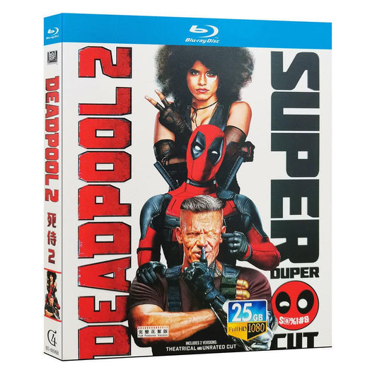 日本語字幕「デッドプール2」ブルーレイ1枚組[Blu-ray-BOX]高画質海外盤正規品-華流グッズストア