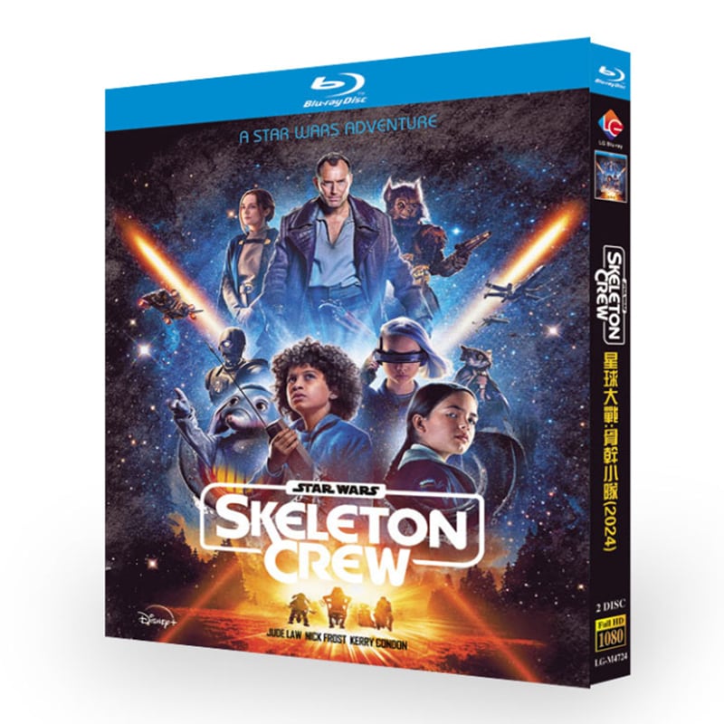 ドラマ日本語字幕「スター・ウォーズ:スケルトン・クルー」ブルーレイ2枚組[Blu-ray-BOX]高画質海外盤正規品-華流グッズストア