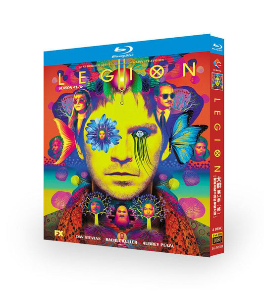 海外ドラマ日本語字幕「レギオン シーズン1-3/Legion Season 1-3」ブルーレイ4枚組[Blu-ray-BOX]-華流グッズストア