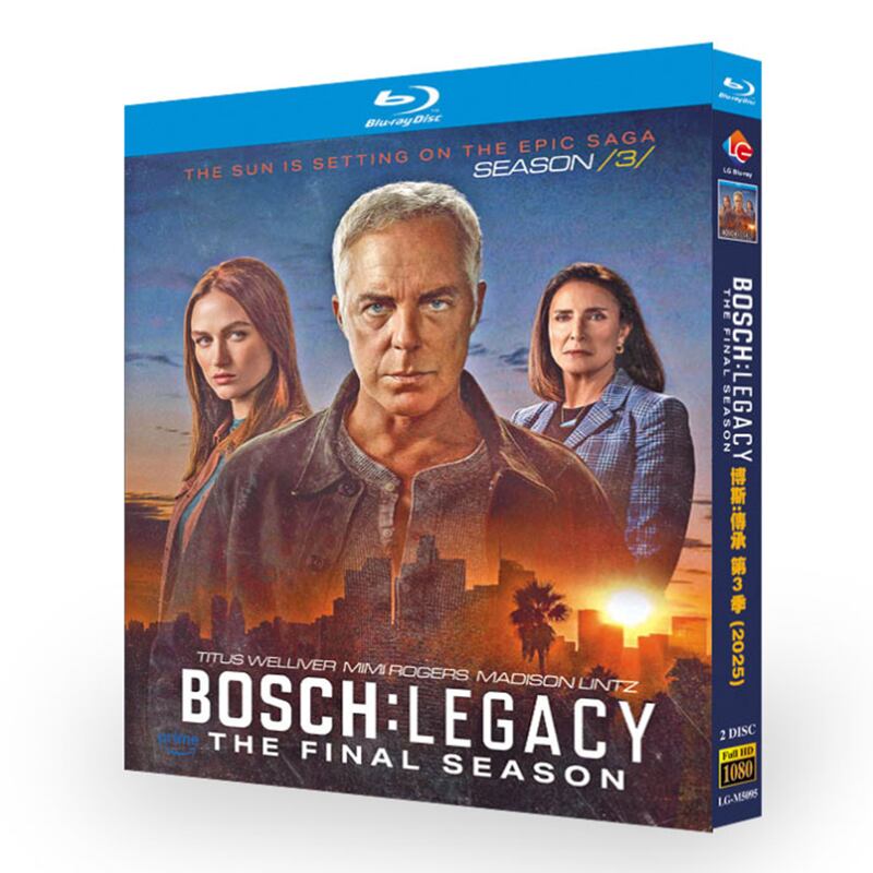 海外ドラマ日本語字幕「ボッシュ：受け継がれるもシリーズ3/Bosch: Legacy Season 3 (2025)」ブルーレイ2枚組[Blu-ray-BOX]-華流グッズストア