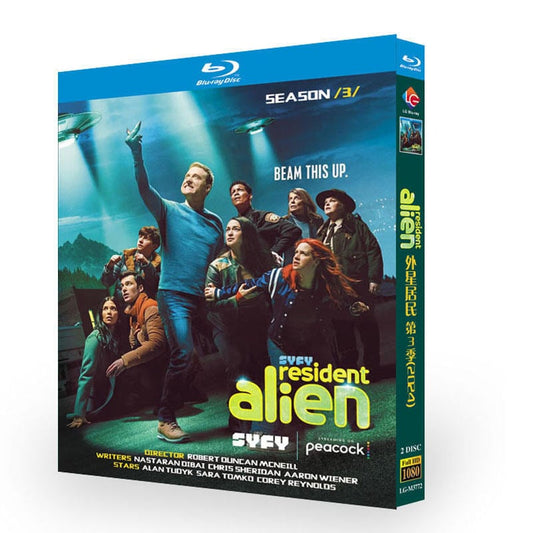 「Resident Alien Season 3 (2024) 」ブルーレイ2枚組[Blu-ray-BOX]高画質海外盤正規品-華流グッズストア