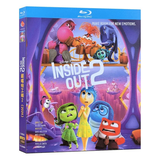 日本語吹替「インサイド・ヘッド2」ブルーレイ DVD Blu-ray 高画質 正規品アニメ-華流グッズストア