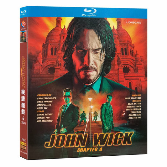 海外映画日本語字幕「ジョン・ウィック: チャプター4」ブルーレイ高画質John Wick: Chapter 41枚組-華流グッズストア