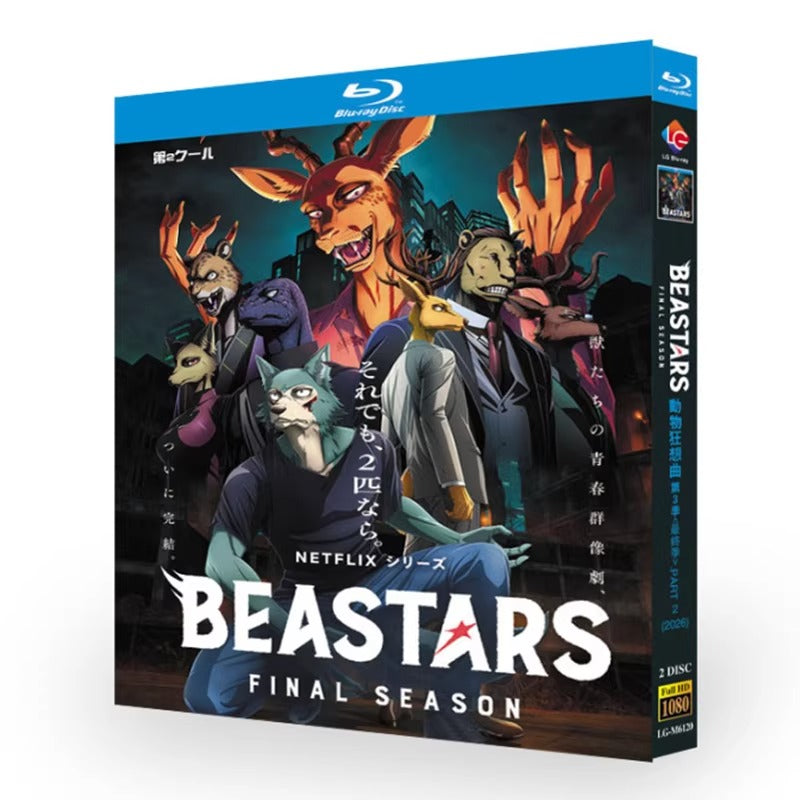 アニメ「BEASTARS FINAL SEASON 第2クール (2026)」 日本語字幕ブルーレイ[Blu-ray-BOX] 2-DISC-DISC 小林親弘 千本木彩花-華流グッズストア