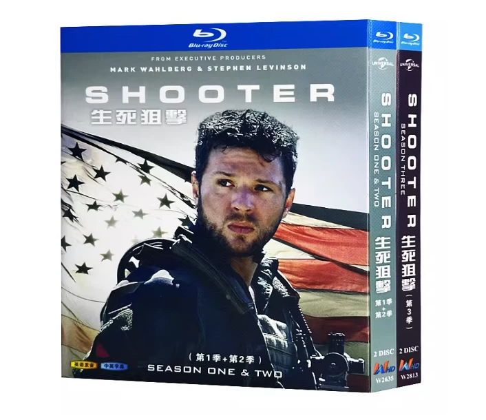 海外ドラマ「ザ・シューター シリーズ1+2」 日本語字幕ブルーレイ[Blu-ray-BOX] 3-DISC ライアン・フィリップ エディ・マクリントック