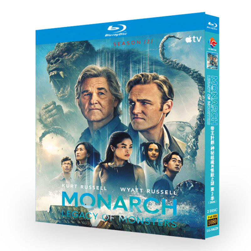 海外ドラマ「モナーク：レガシー・オブ・モンスターズ シリーズ2」 日本語字幕ブルーレイ[Blu-ray-BOX] 2-DISC-DISC カート・ラッセル ワイアット・ラッセル