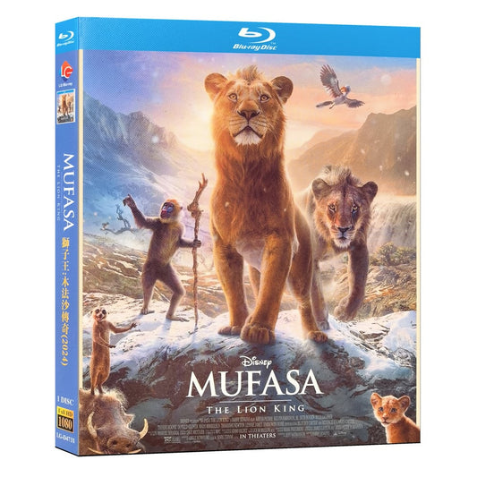 映画日本語字幕「ライオン・キングムファサ」-ブルーレイ1枚組blu-ray-box高画質海外盤正規品-華流グッズストア