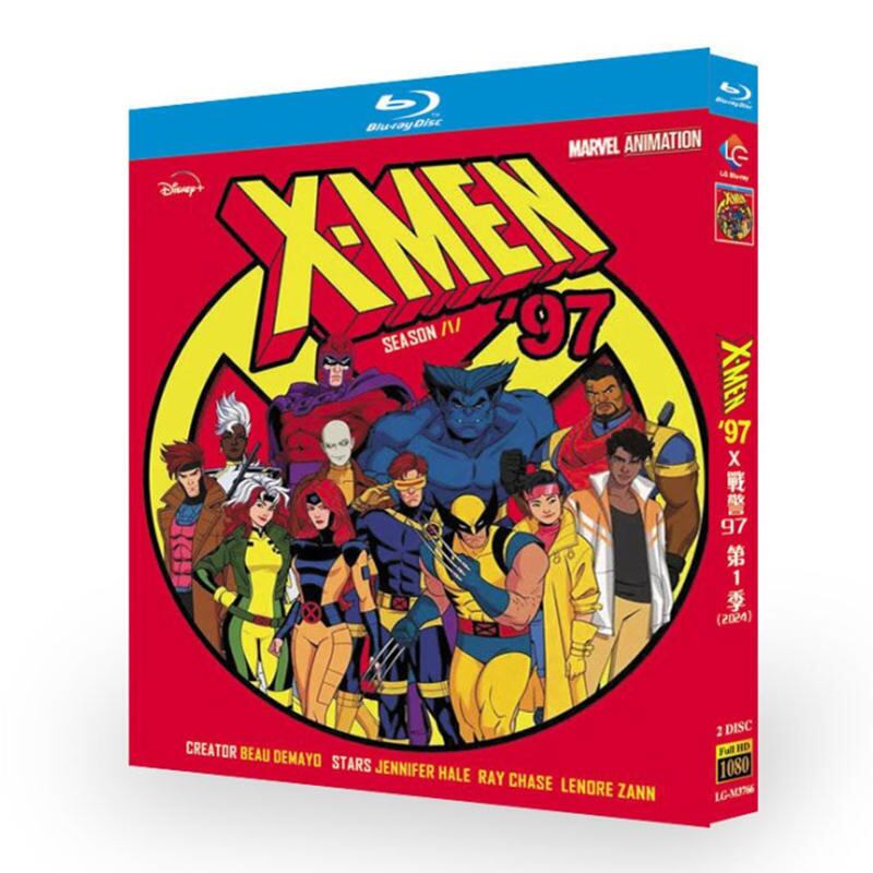 日本語字幕「X-Men '97 (2024) 」ブルーレイ2枚組[Blu-ray-BOX]高画質海外盤正規品-華流グッズストア