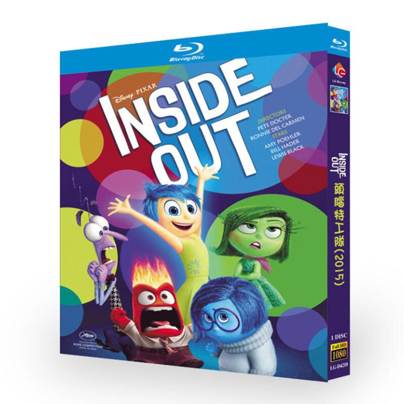 映画「インサイド・ヘッド」ブルーレイ1枚組[Blu-ray-BOX]高画質海外盤正規品-華流グッズストア