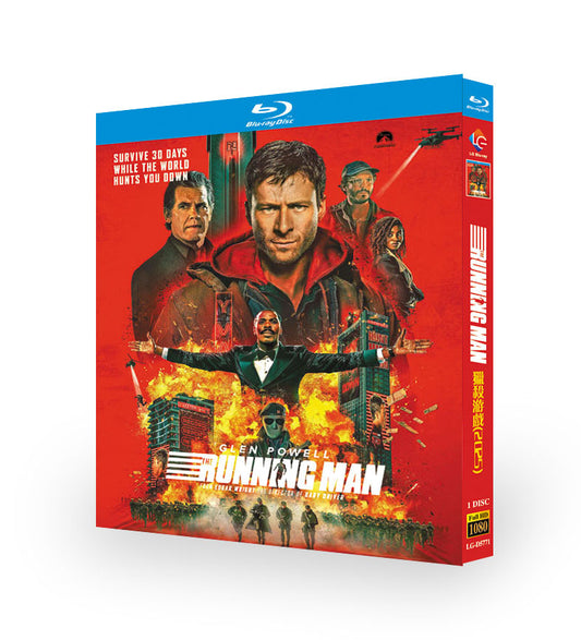 映画「ランニング・マン」 ブルーレイ[Blu-ray-BOX] 1-DISC グレン・パウエル ジョシュ・ブローリン-華流グッズストア