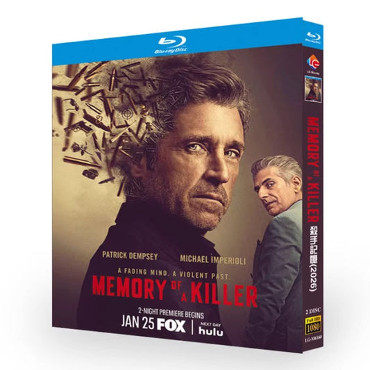 海外ドラマ「メモリー・オブ・ア・キラー」 ブルーレイ[Blu-ray-BOX] 2-DISC パトリック・デンプシー リチャード・ハーモン