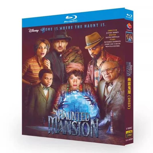 映画「ホーンテッドマンション」 日本語字幕ブルーレイ[Blu-ray-BOX] 1-DISC レイキース･スタンフィールド ロザリオ･ドーソン-華流グッズストア