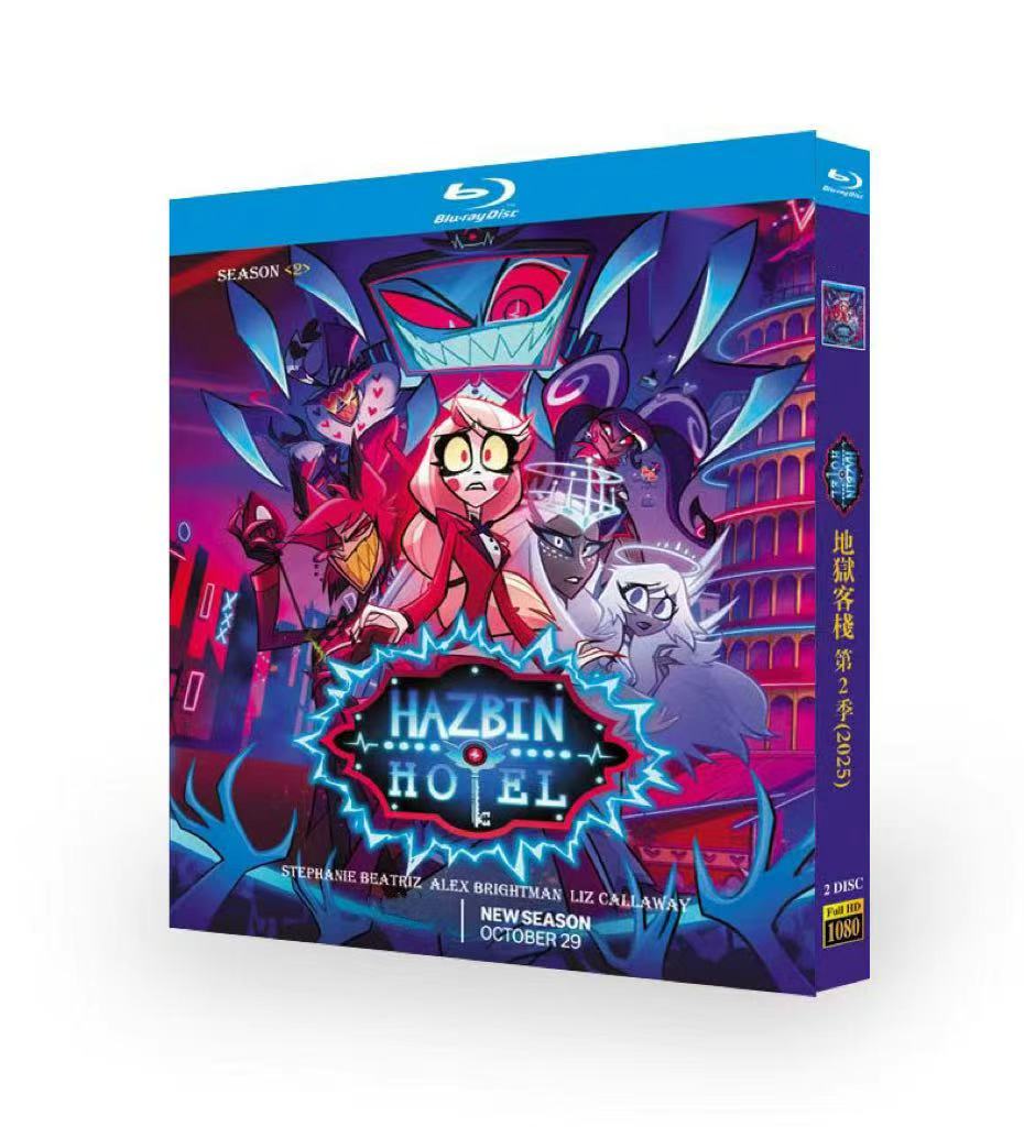 アニメ「ハズビン・ホテルへようこそ シリーズ2」 日本語字幕ブルーレイ[Blu-ray-BOX] 2枚組 ErikaHenningsen StephanieBeatriz-華流グッズストア