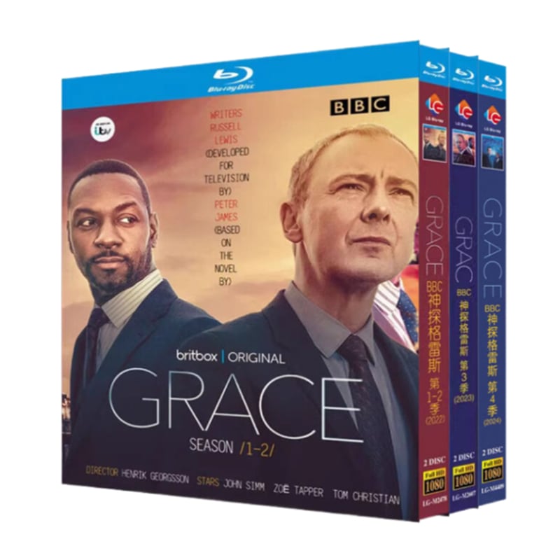 ドラマ「警視グレイス」シリーズ4ブルーレイ2枚組[Blu-ray-BOX]高画質海外盤正規品-華流グッズストア