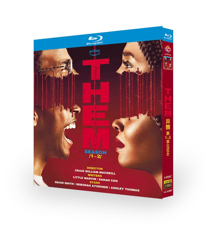 日本語字幕「ゼム シーズン1-2(2024) 」ブルーレイ4枚組[Blu-ray-BOX]高画質海外盤正規品-華流グッズストア