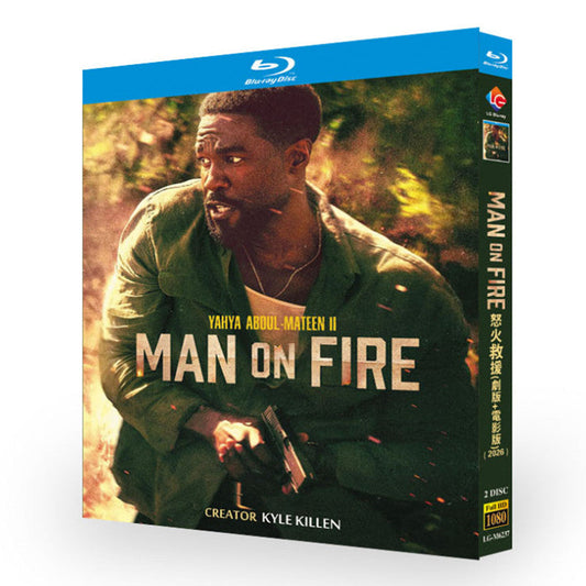 海外ドラマ「マン・オン・ファイア」 日本語字幕ブルーレイ[Blu-ray-BOX] 2-DISC-DISC ヤヒヤ・アブドゥル＝マティーン二世 アレックス・オゼロフ