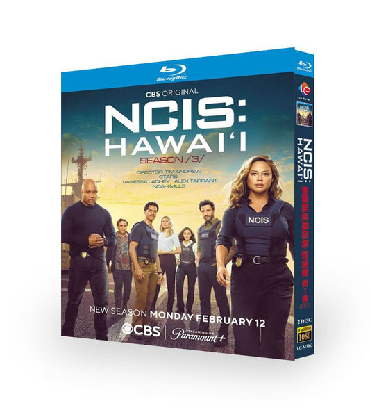 映画「 NCIS: Hawai?i Season 3 (2024)」ブルーレイ2枚組[Blu-ray-BOX]高画質海外盤正規品-華流グッズストア