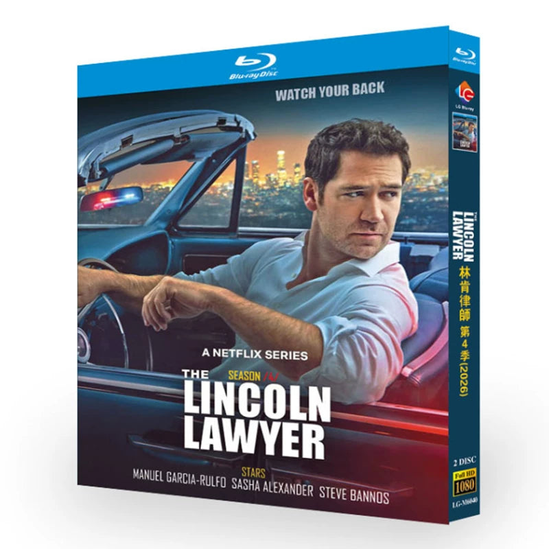 海外ドラマ「リンカーン弁護士 シリーズ4」 日本語字幕ブルーレイ[Blu-ray-BOX] 2-DISC-華流グッズストア