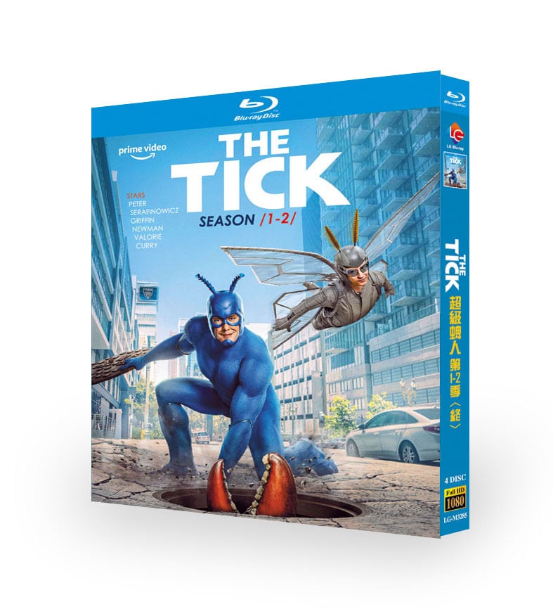 日本語字幕「The Tick / ティック～ 」シーズン1-2ブルーレイ4枚組[Blu-ray-BOX]高画質正規品-華流グッズストア
