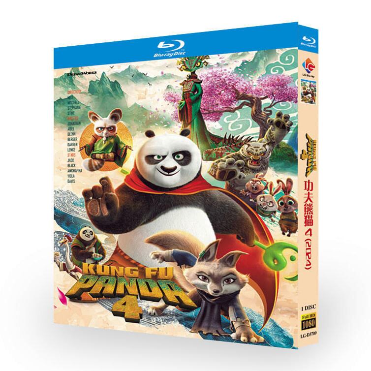 「Kung Fu Panda 4 (2024)」シリーズ4ブルーレイ1枚組[Blu-ray-BOX]高画質海外盤正規品-華流グッズストア
