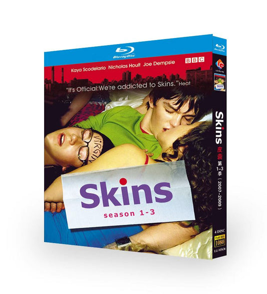 海外ドラマ「Skins-スキンズシリーズ1-3」日本語字幕ブルーレイBOX4 枚組-華流グッズストア