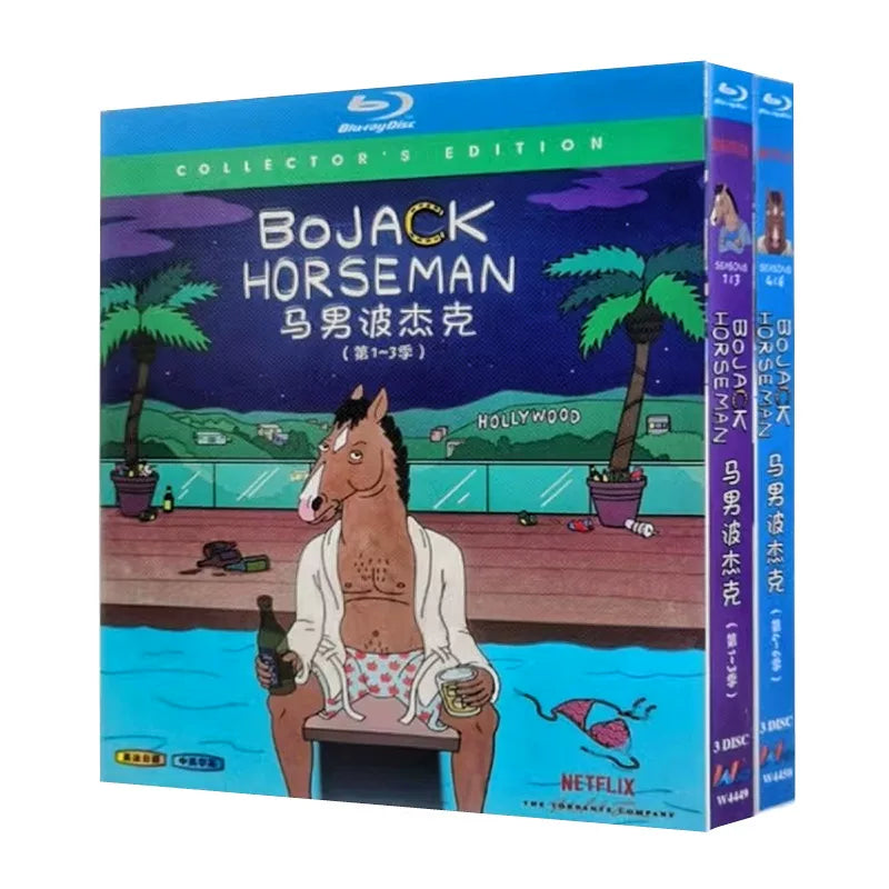 アニメ「ボージャック・ホースマン シリーズ1-3」 日本語字幕ブルーレイ[Blu-ray-BOX] 3-DISC アーロン・ポール ウィル・アーネット-華流グッズストア
