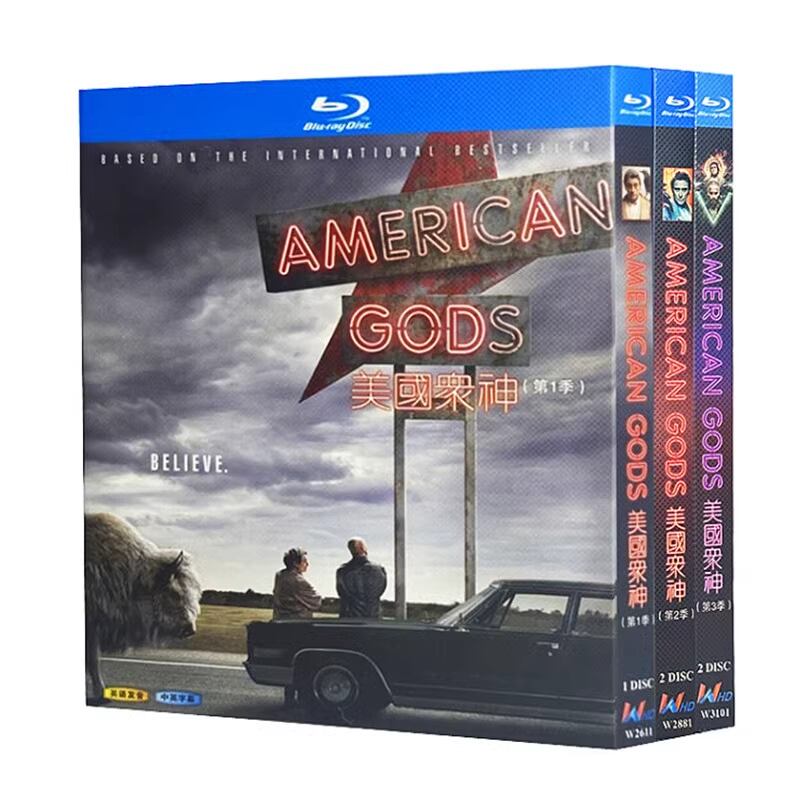 日本語字幕「アメリカン・ゴッズ シーズン2」ブルーレイ2枚組[Blu-ray-BOX]高画質海外盤正規品-華流グッズストア