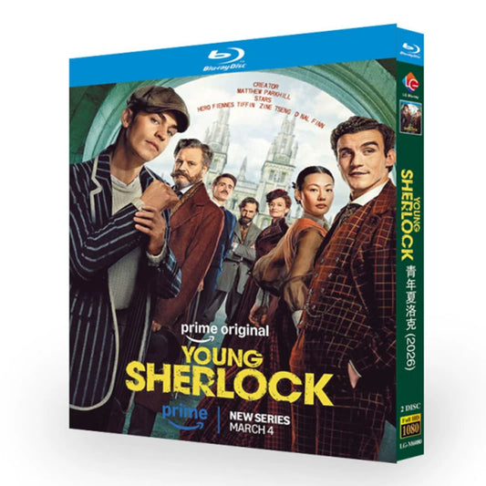 海外ドラマ「ヤング シャーロック オックスフォード事件簿」 日本語字幕ブルーレイ[Blu-ray-BOX] 2-DISC ヒーロー・ファインズ＝ティフィン ドーナル・フィン-華流グッズストア