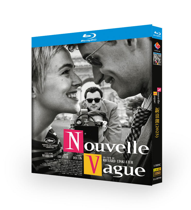 映画「Nouvelle Vague (2025)」 ブルーレイ[Blu-ray-BOX] 1枚組 ギヨーム・マルベック ゾーイ・ダッチ-華流グッズストア