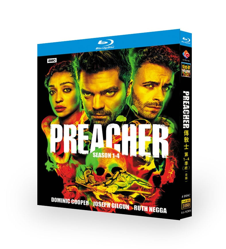 映画日本語字幕PREACHER プリーチャーシリーズ1-4ブルーレイ4枚組[Blu-ray-BOX]高画質正規品-華流グッズストア