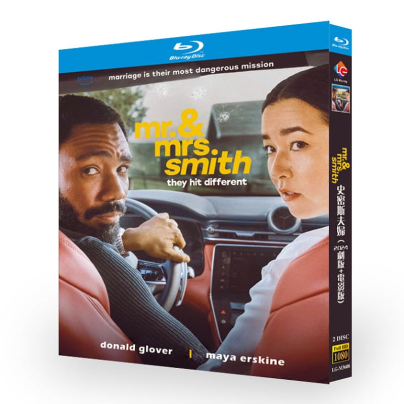 ドラマ版日本語字幕「Mr.＆Mrs.スミス」ブルーレイ2枚組[Blu-ray-BOX]高画質海外盤正規品-華流グッズストア