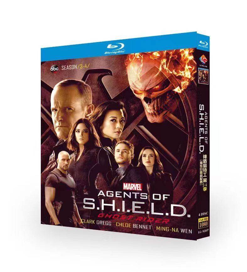 日本語字幕映画「エージェント・オブ・シールド シーズン3-4」ブルーレイ4枚組[Blu-ray]高画質正規品-華流グッズストア